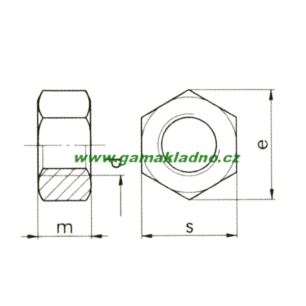 Écrou M10, ISO 4032 - AVIA