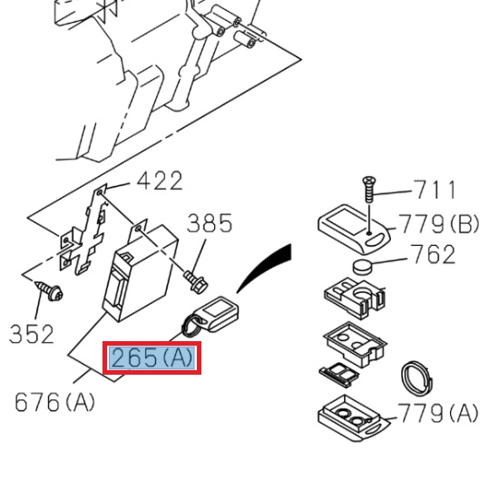 Transmetteur pour centralisation - ISUZU PARTS