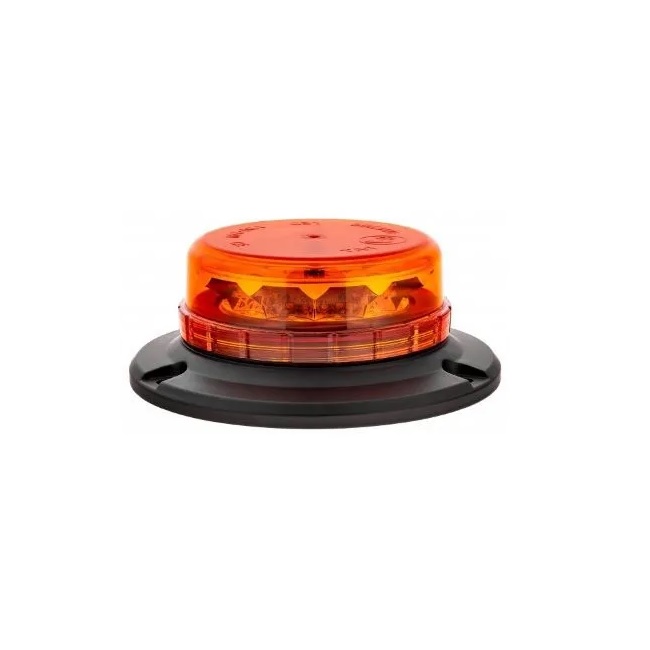 Extra-flat rotating LED flashing light, 12/24V - ELECTRO MAINTENANCE