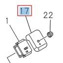 Left engine mount cover - ISUZU PARTS