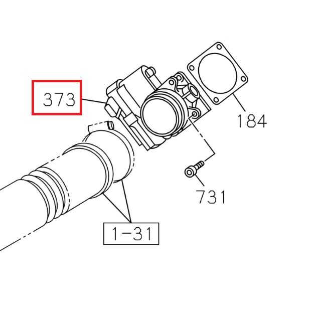 Boîtier papillon - ISUZU PARTS