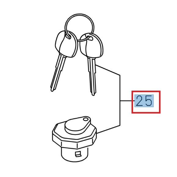 Fuel tank cap - ISUZU PARTS