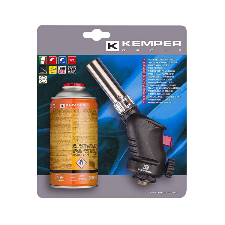 Gas blowtorch, 7/16", 300 ml - SODISE