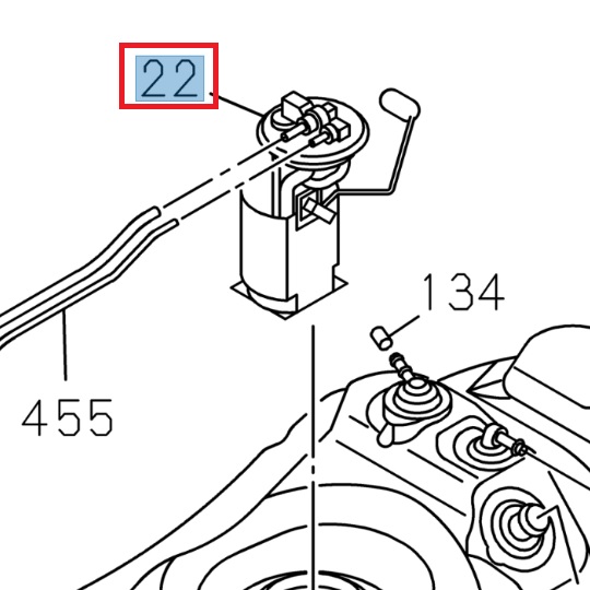 Boîtier de commande de réservoir à carburant - ISUZU PARTS