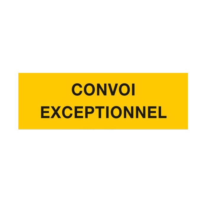 Panneau pliable CONVOI EXCEPTIONNEL classe 2, 1200 x 400 - ROBERT LYE
