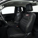 Black faux leather seat cover kit, ISUZU D-MAX N60 - ASHIKA