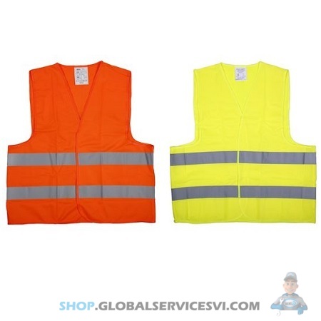 Set of yellow / orange signaling vest - FORCH
