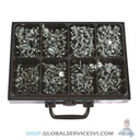 Assortment of thé set with thé metal with washer galvanized - FORCH