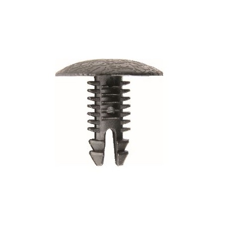 Clip plastique universel noir 6.5 x 18 x 15 mm - FORCH