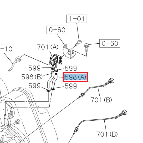 Fuel hose - ISUZU PARTS
