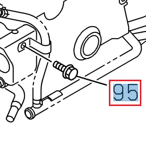 Screw M8 x 16 - ISUZU PARTS