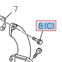 Vis hexagonale M8 x 25 - ISUZU PARTS