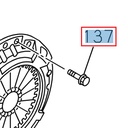 Hexagonale screw M10 x 16 - ISUZU PARTS