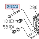 Hexagonal screw M10 x 120 - ISUZU PARTS