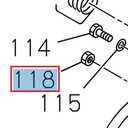 Écrou M6 - ISUZU PARTS