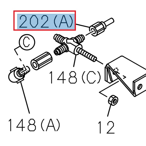 Brake line fitting - ISUZU PARTS
