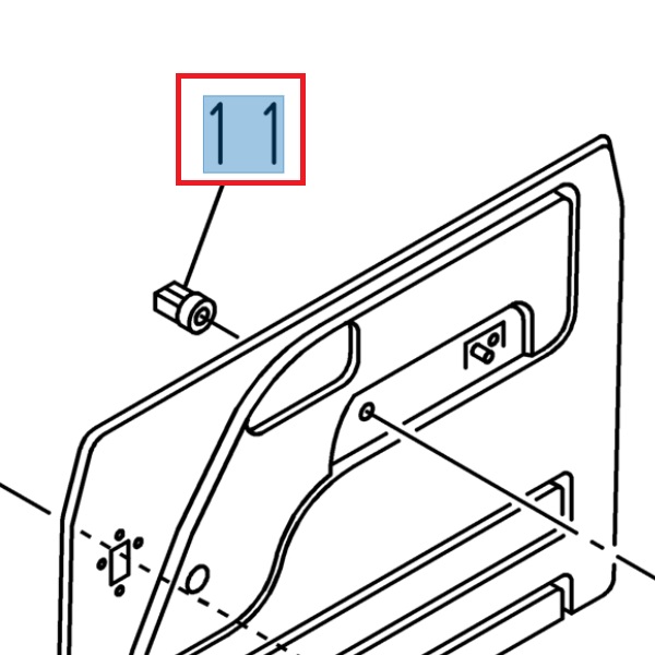 Clip à vis M6 - ISUZU PARTS