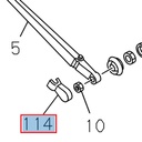 Nut cover, wiper arm - ISUZU PARTS