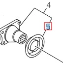 Cache pour pignon de couple conique - ISUZU PARTS