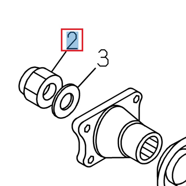 Écrou M16 - ISUZU PARTS