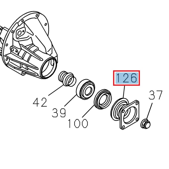 Coupling for drive pinion - ISUZU PARTS