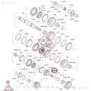 Needle bearing, rear main shaft - ISUZU PARTS
