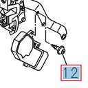 Bodywork component screw - ISUZU PARTS
