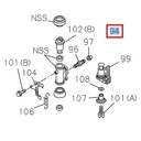 Brake cylinder, right rear wheel- ISUZU PARTS