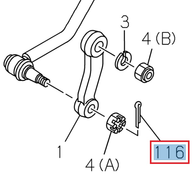 Pin 19 mm - ISUZU PARTS