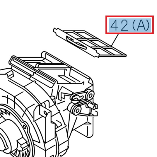 Filtre de ventilation - ISUZU PARTS