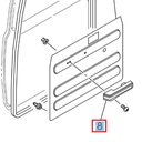 Rear door armrest - ISUZU PARTS