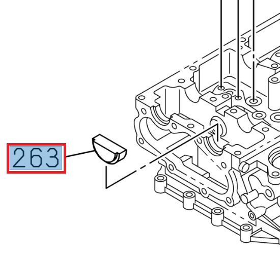 Joint de butée d'arbre à came - ISUZU PARTS