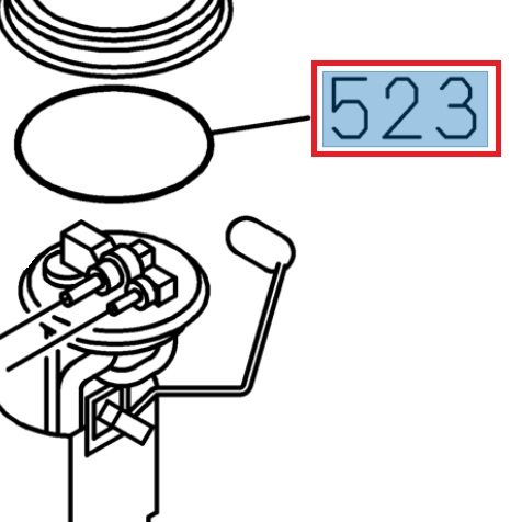 Gasket, diameter 135 - ISUZU PARTS