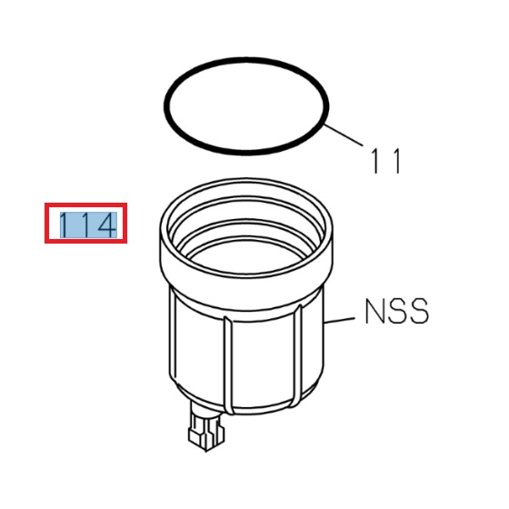 Cuve de filtre à carburant - ISUZU PARTS