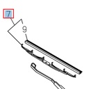 Windshield wiper blade - ISUZU PARTS