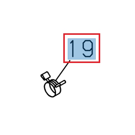 Collier de fixation, diamètre 12 - ISUZU PARTS