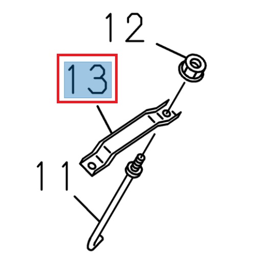 Fixing bracket - ISUZU PARTS