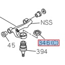 Nut M52, suspension arm - ISUZU PARTS
