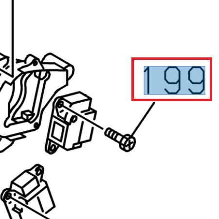 Heater box screw - ISUZU PARTS