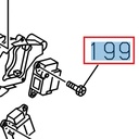 Heater box screw - ISUZU PARTS