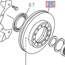 Disque de frein MFD-2918 / 15.00009 - ISUZU PARTS