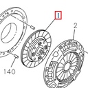 Clutch disc - ISUZU PARTS