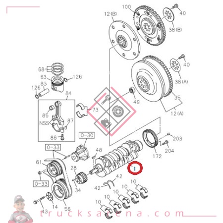 Vilebrequin - ISUZU PARTS
