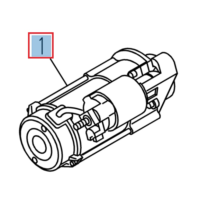 STARTER ASM - ISUZU PARTS
