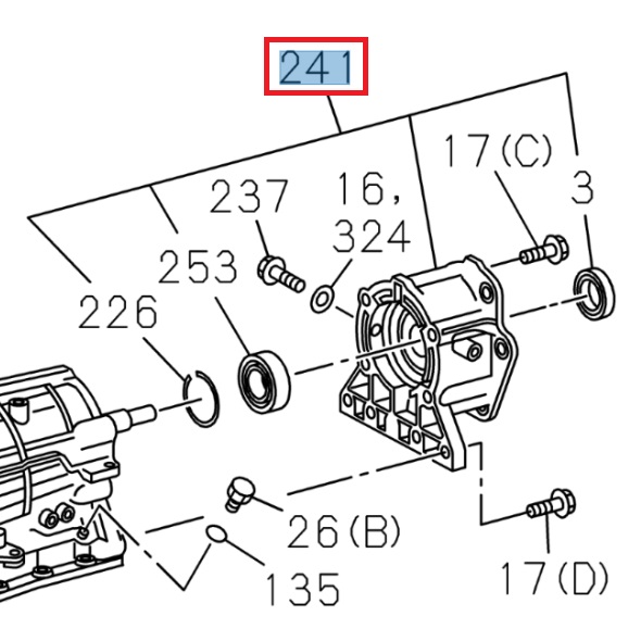 Automatic transmission pan bottom, complete - ISUZU PARTS