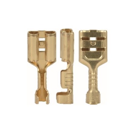 Cosses nues 0,5 / 1 6,3 mm - FORCH