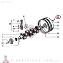 Vis de volant moteur A21 4X4 / SAVIEM SG2 - AVIA