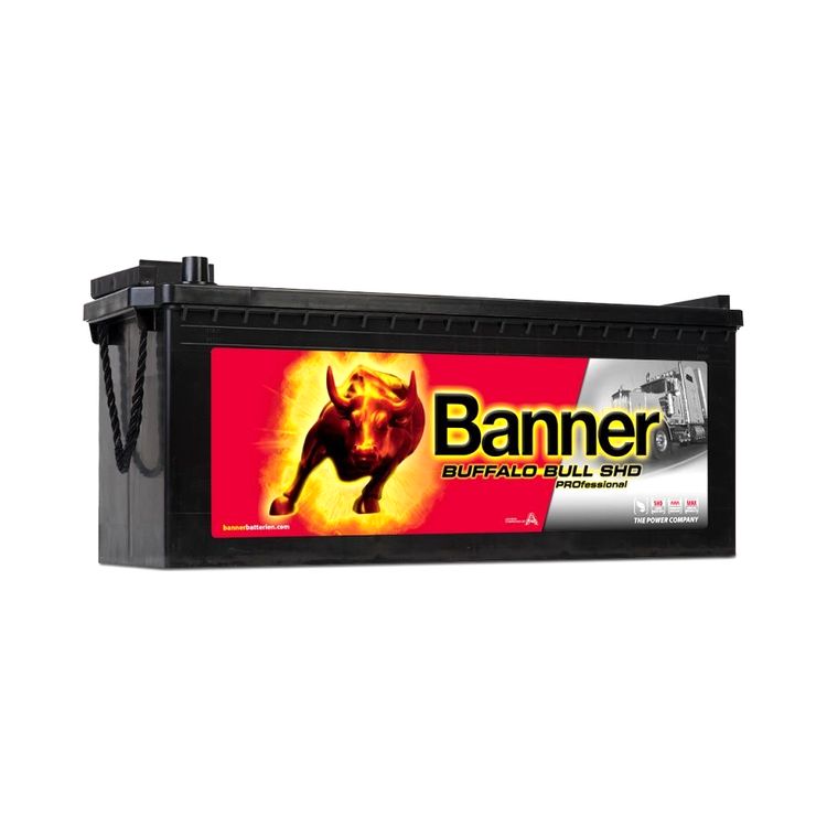 Battery 12V 225Ah, 517 x 273 x 240, BUFFALO BULL SHD - BANNER