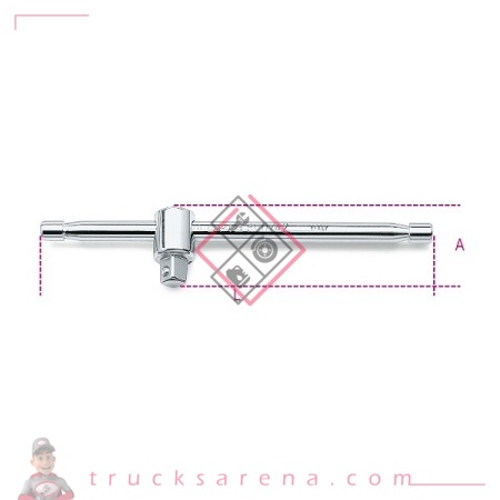 Poignée coulissante carré mâle 1/4" 900/42 - BETA TOOLS