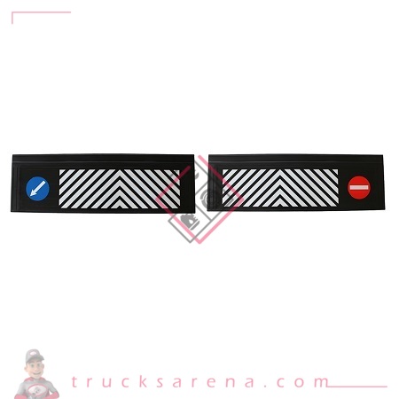 Bavette Grand-Routier Rayé noir/blanc + signalétique - JONESCO